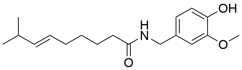 辣椒堿分析對照品,404-86-4、Capsaicin,分析對照品